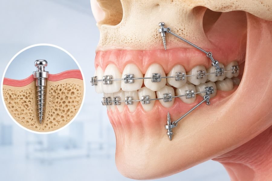 Fixed Orthodontics with Mini Implants